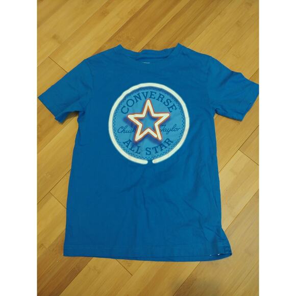 Converse Boys T-Shirt All Star Chuck Taylor Medium 10-12 - Picture 1 of 3